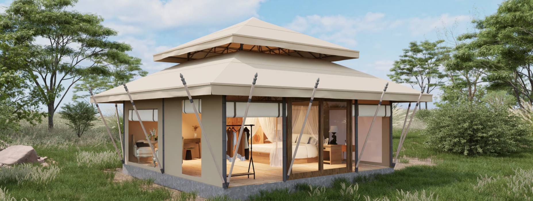 泾阳县户外野奢帐篷